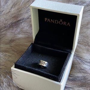 Pandora Aunt Tia Tante Bead Charm